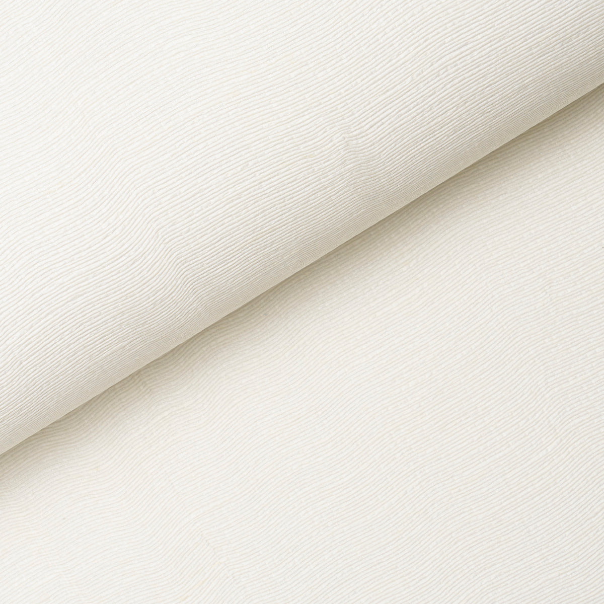 SCHUMACHER  PATTERSON FLYNN 	LINEN PLISS?? WALLCOVERING   IVORY   - 5015892