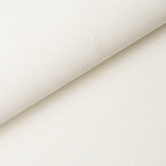 SCHUMACHER  PATTERSON FLYNN 	LINEN PLISS?? WALLCOVERING   IVORY   - 5015892