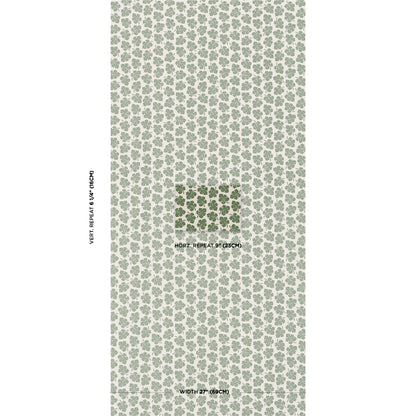SCHUMACHER WALLCOVERING  RITA KONIG OLIVE   GREEN   - 5015920