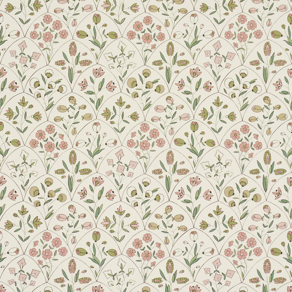 SCHUMACHER  CRAFT REVIVAL FRANCES SCALLOP FLORAL   PETAL   - 5015960