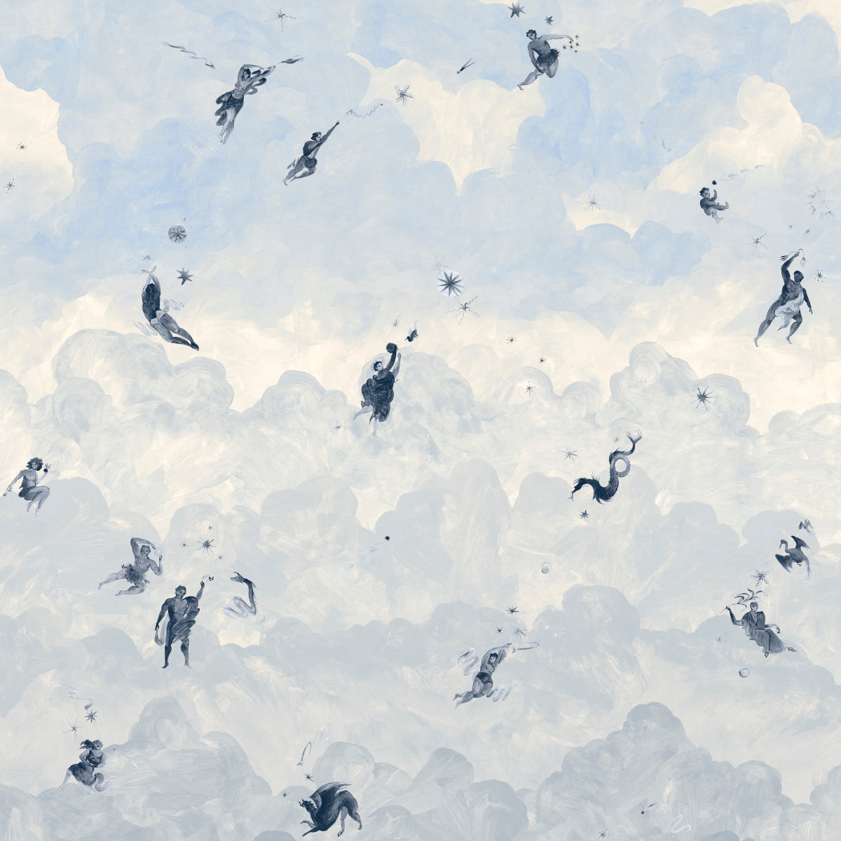 SCHUMACHER  BACKDROP X XAVIER DONNELLY ASCENDANCE 3 PANEL SET   CLEAR BLUE   - 5016032