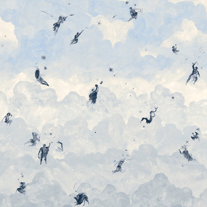 SCHUMACHER  BACKDROP X XAVIER DONNELLY ASCENDANCE 3 PANEL SET   CLEAR BLUE   - 5016032