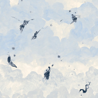 SCHUMACHER  BACKDROP X XAVIER DONNELLY ASCENDANCE 3 PANEL SET   CLEAR BLUE   - 5016032