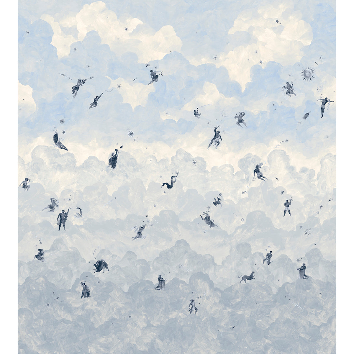 SCHUMACHER  BACKDROP X XAVIER DONNELLY ASCENDANCE 3 PANEL SET   CLEAR BLUE   - 5016032