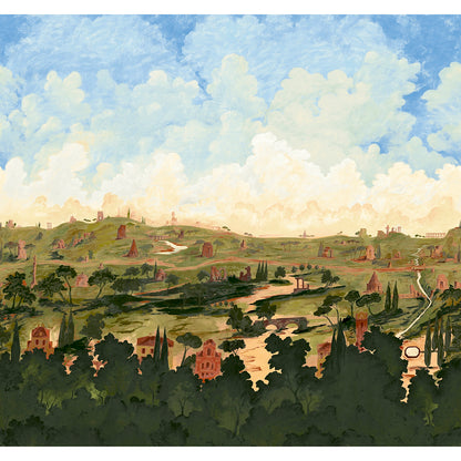 SCHUMACHER  BACKDROP X XAVIER DONNELLY APPIAN WAY 4 PANEL SET   DAYLIGHT   - 5016040