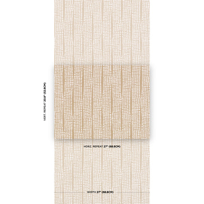 SCHUMACHER  MESA NOLAND VINYL   FLAX   - 5016111