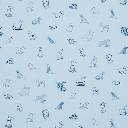 SCHUMACHER  THE NEW YORKER GOOD DOGS EVERYWHERE   SKY , NAVY BLUE   - 5016132