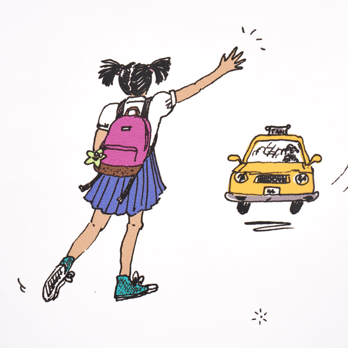 SCHUMACHER WALLCOVERING  THE NEW YORKER JOANA AVILLEZ'S STREET SCENES   MULTICOLOR ON WHITE   - 5016170