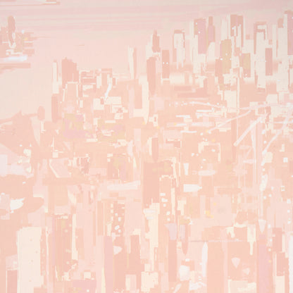 SCHUMACHER  THE NEW YORKER PASCAL CAMPION'S NEW YORK SKYLINE   BLUSH   - 5016191