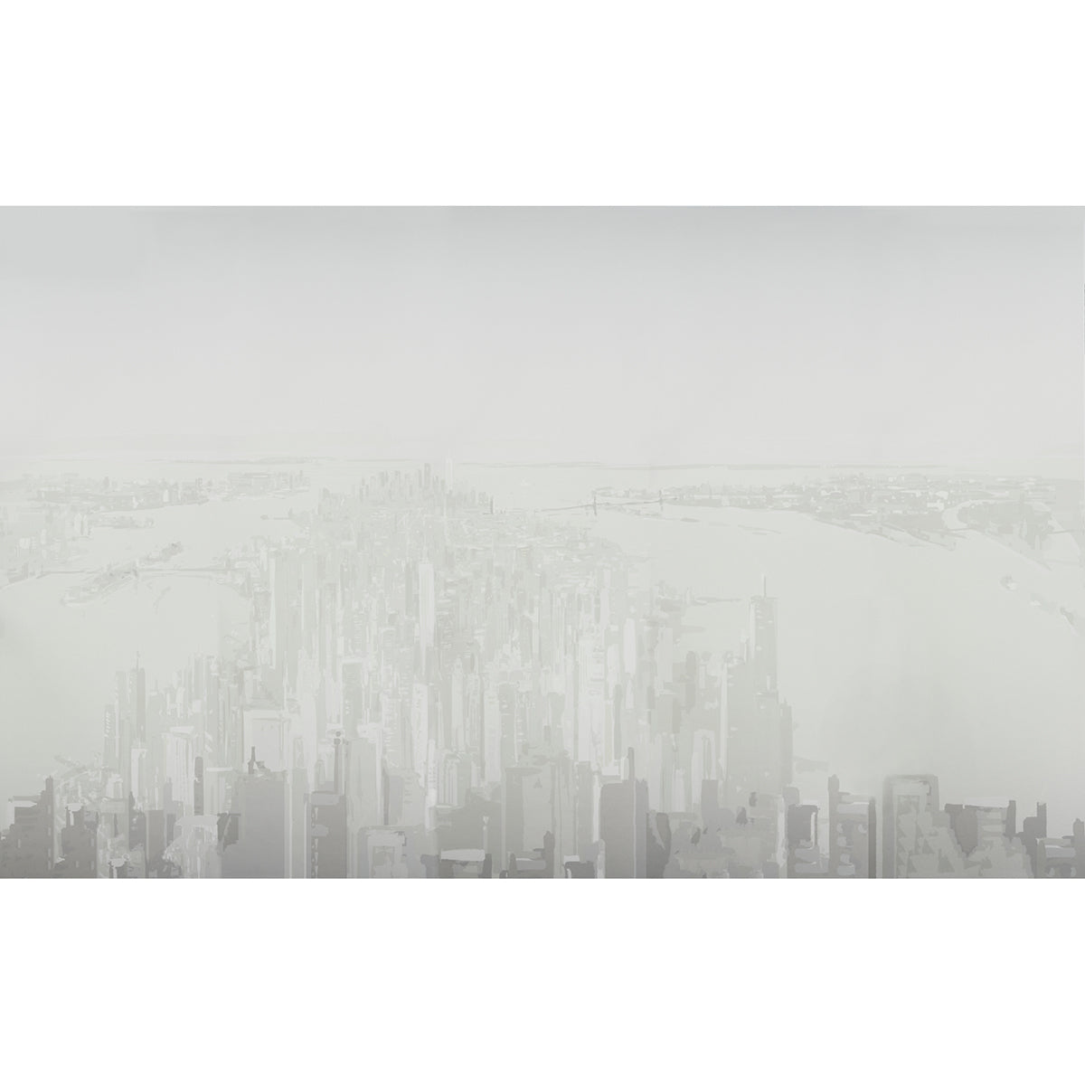SCHUMACHER  THE NEW YORKER PASCAL CAMPION'S NEW YORK SKYLINE   SOFT GRAY   - 5016192