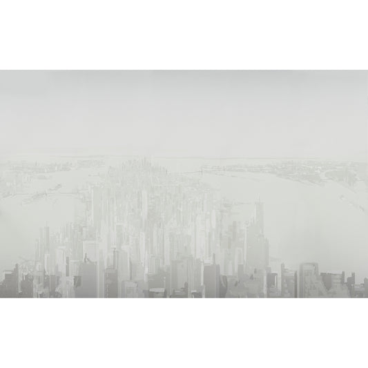 SCHUMACHER  THE NEW YORKER PASCAL CAMPION'S NEW YORK SKYLINE   SOFT GRAY   - 5016192