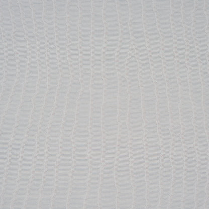 Whisper blue wallcovering with a light textured surface and subtle vertical wavy lines.
