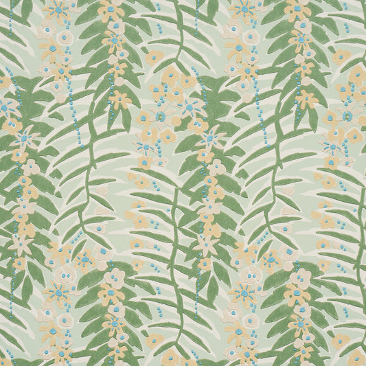 SCHUMACHER  CRAFT REVIVAL ASHBEE BOTANICAL   AQUA   - 5016250