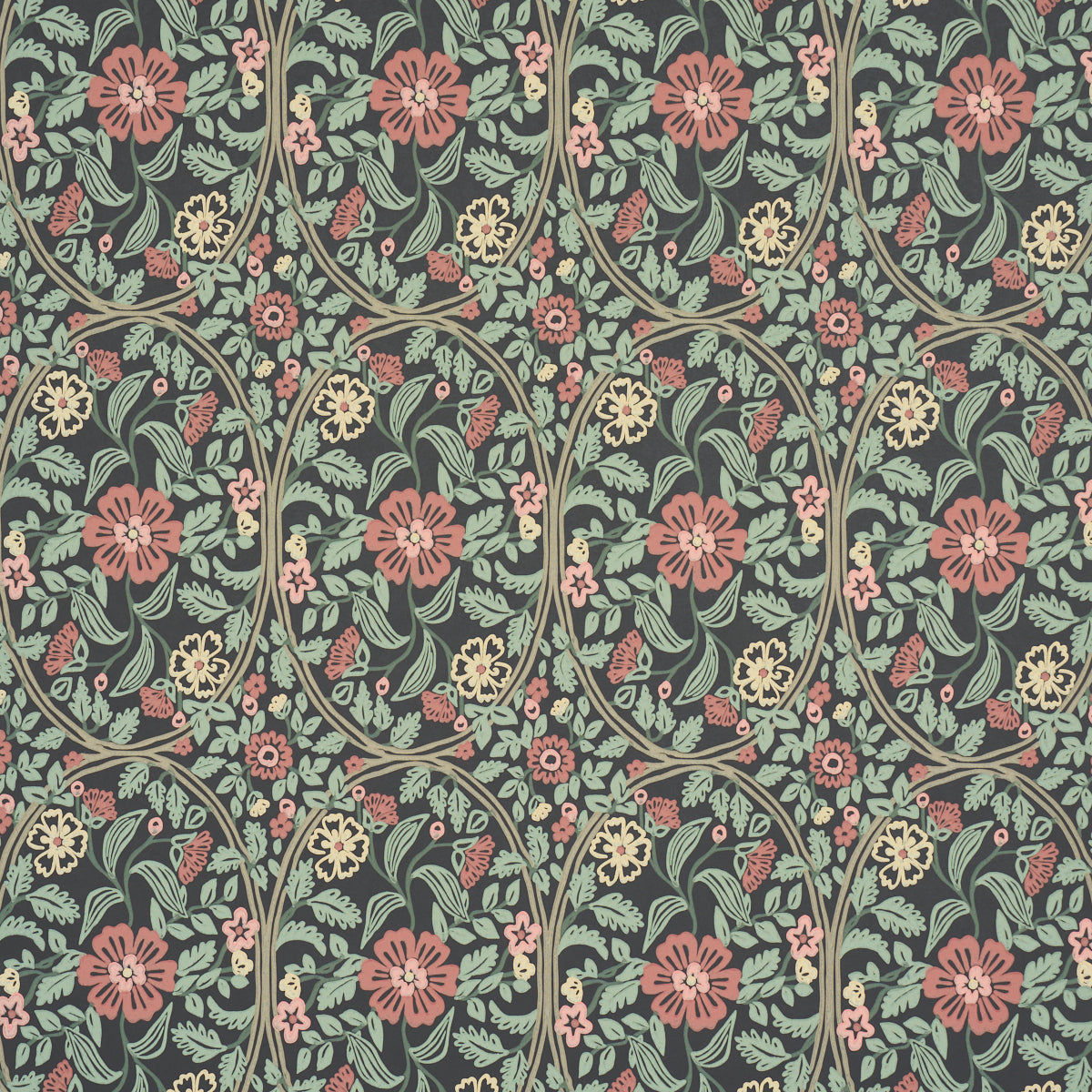 SCHUMACHER  CRAFT REVIVAL GARDEN GUILD   MIDNIGHT   - 5016270