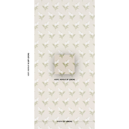 SCHUMACHER  CRAFT REVIVAL LILY OF THE VALLEY   SPRING   - 5016281