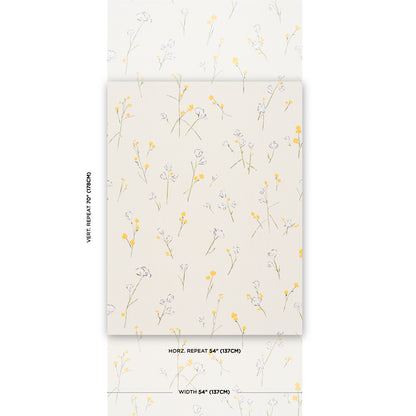 SCHUMACHER  SCHUMACHER DESIGN LAB ALEX'S FLORAL   DAFFODIL   - 5016400