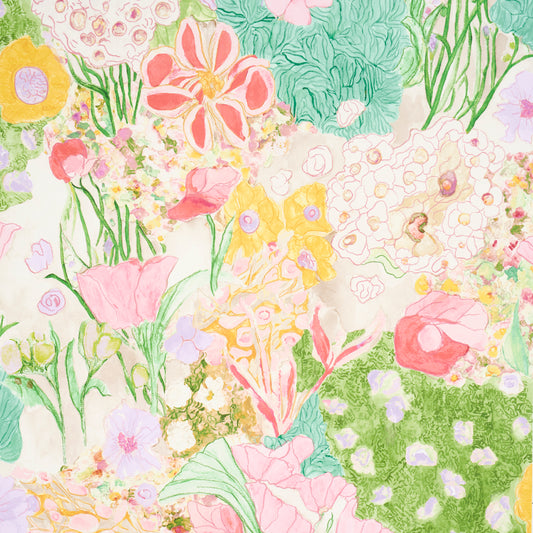 SCHUMACHER  SCHUMACHER DESIGN LAB FRANK'S GARDEN   PINK , GREEN   - 5016421