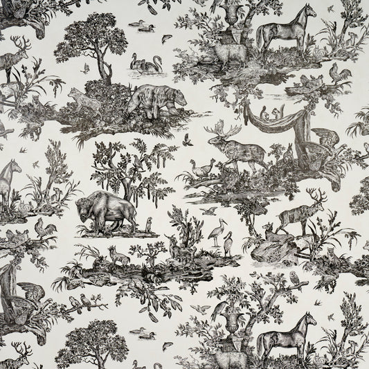SCHUMACHER  A Country Life Western Toile   Carbon   - 5016440