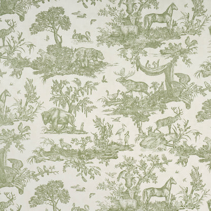 SCHUMACHER  A Country Life Western Toile   Olive   - 5016441