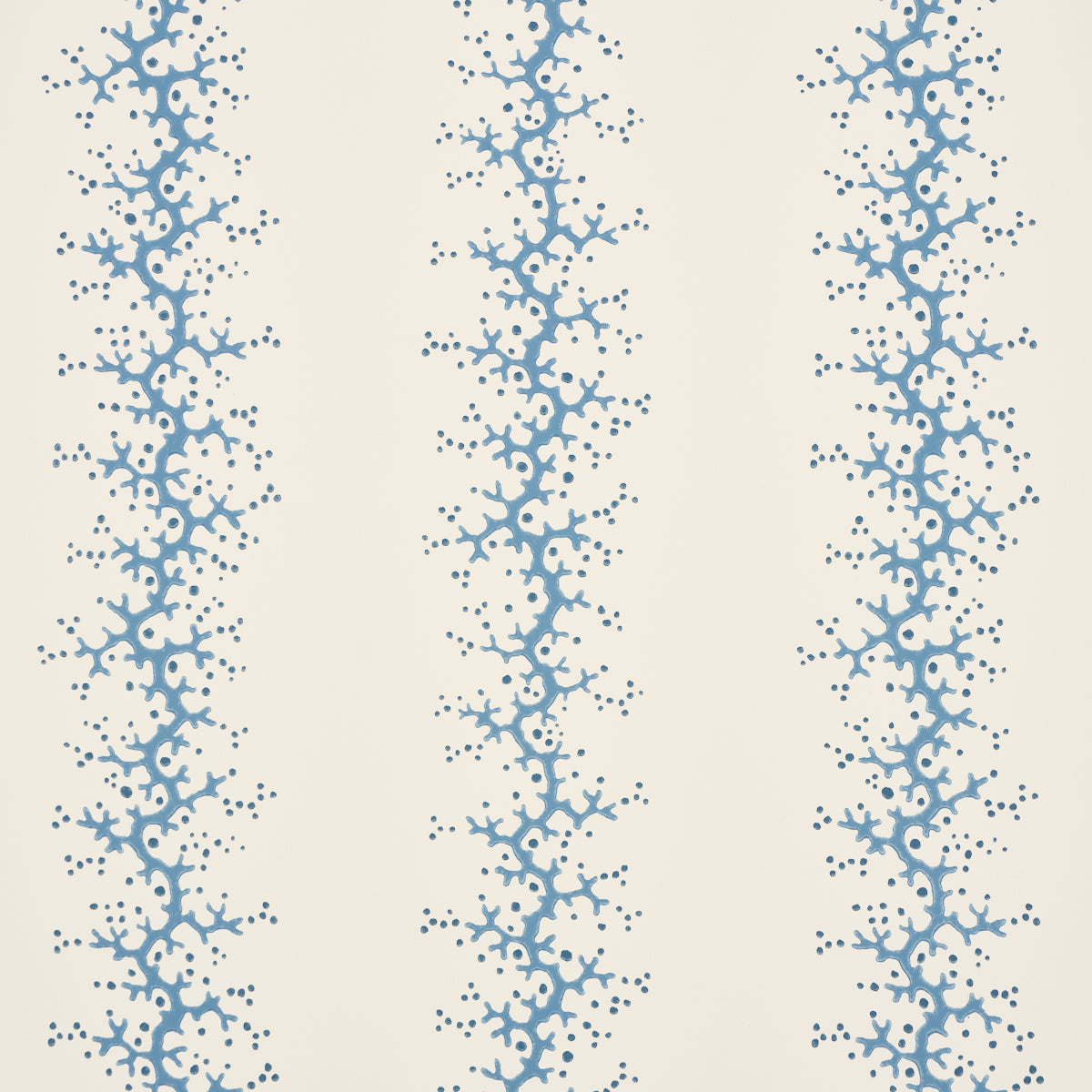 SCHUMACHER  WALLFLOWERS CORAL STRIPE   BLUE   - 5016451