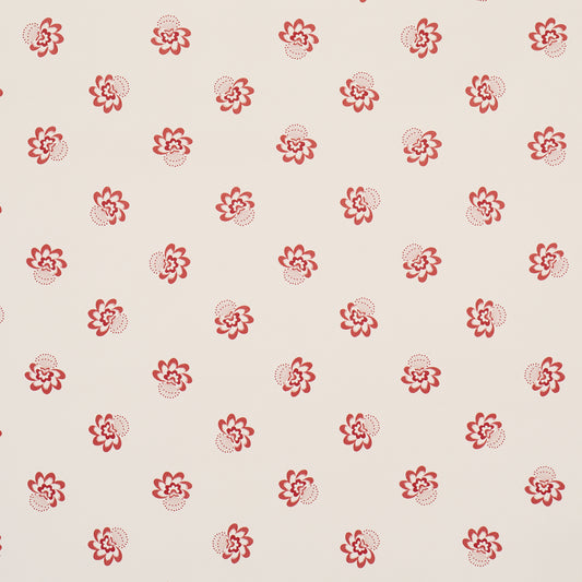 SCHUMACHER  WALLFLOWERS AUCLAIR FLORAL   RED   - 5016480
