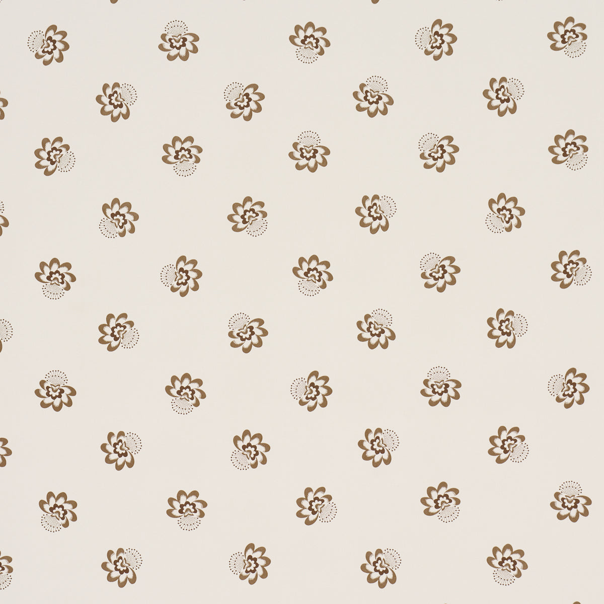 SCHUMACHER  WALLFLOWERS AUCLAIR FLORAL   BROWN   - 5016481