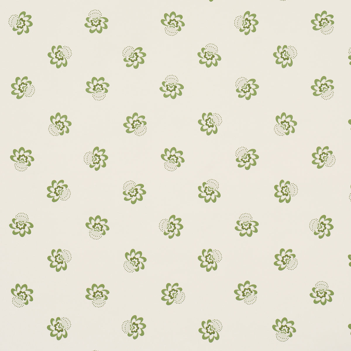 SCHUMACHER  WALLFLOWERS AUCLAIR FLORAL   GREEN   - 5016482