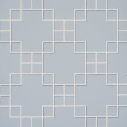 SCHUMACHER  A LOVE AFFAIR GEORGETTE TRELLIS   LIGHT BLUE   - 5016501