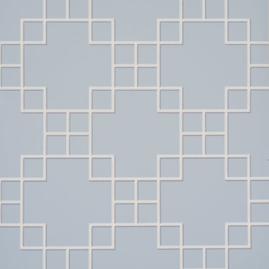 SCHUMACHER  A LOVE AFFAIR GEORGETTE TRELLIS   LIGHT BLUE   - 5016501