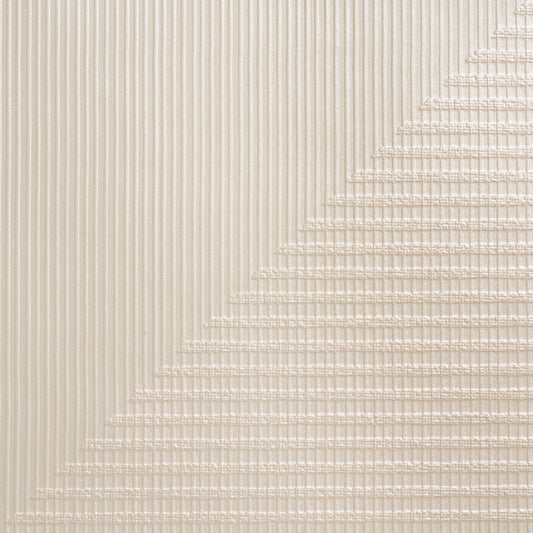 SCHUMACHER  TEXTURED & WOVEN WALLCOVERINGS HAND COMBED TRIANGLES   PEARLESCENT   - 5016520