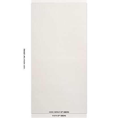 SCHUMACHER  TEXTURED & WOVEN WALLCOVERINGS HAND COMBED TRIANGLES   WHITE   - 5016521