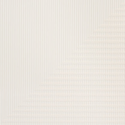 SCHUMACHER  TEXTURED & WOVEN WALLCOVERINGS HAND COMBED TRIANGLES   WHITE   - 5016521