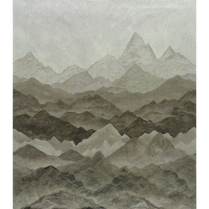 SCHUMACHER  TEXTURED & WOVEN WALLCOVERINGS ATMOSPHERIC LANDSCAPE PANEL SET   Misty Mountains   - 5016530