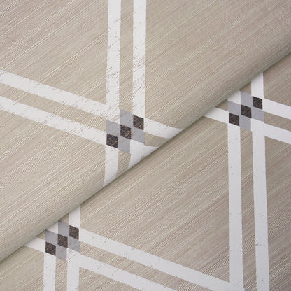 SCHUMACHER  TEXTURED & WOVEN WALLCOVERINGS ASOLO SISAL   SILVER   - 5016540