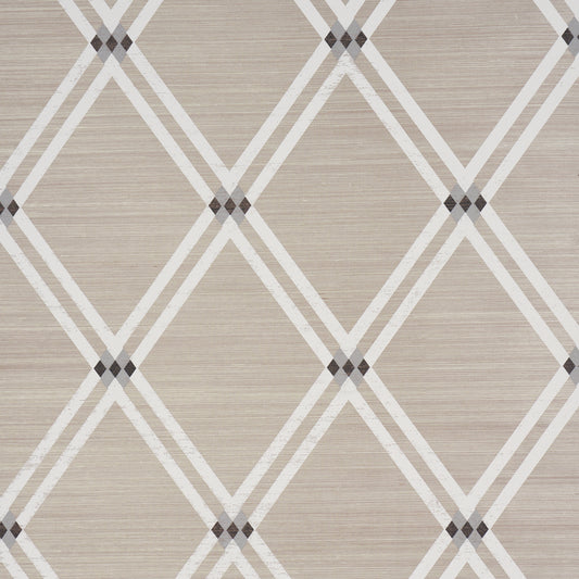 SCHUMACHER  TEXTURED & WOVEN WALLCOVERINGS ASOLO SISAL   SILVER   - 5016540