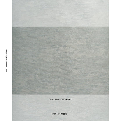 Grey textured woven wallcovering with light bands at the top and bottom and a darker middle band, in a modern minimalist style.