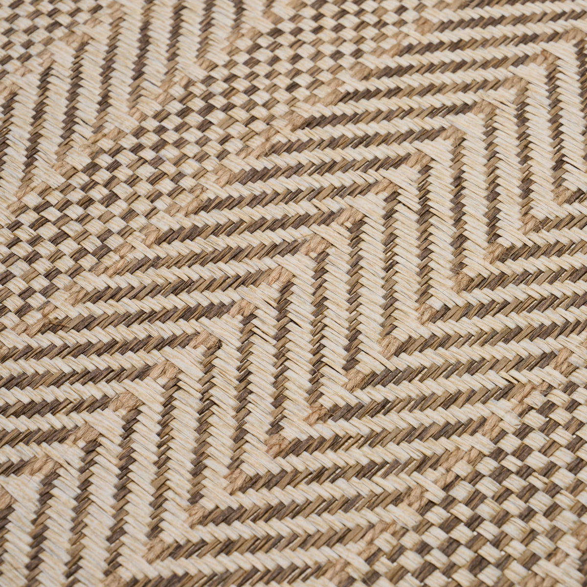 SCHUMACHER  TEXTURED & WOVEN WALLCOVERINGS ZIG ZAG PAPERWEAVE   FLAX   - 5016601