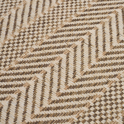 SCHUMACHER  TEXTURED & WOVEN WALLCOVERINGS ZIG ZAG PAPERWEAVE   FLAX   - 5016601
