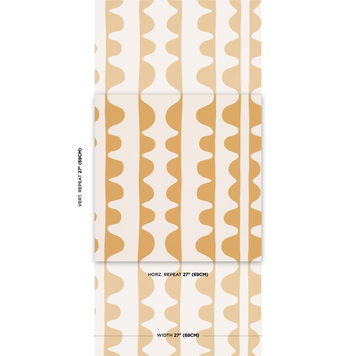 SCHUMACHER  HADIYA WILLIAMS DRIFT HAND PRINT   Ginger   - 5016621