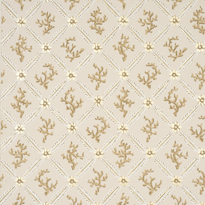 SCHUMACHER  TIMOTHY CORRIGAN CORAIL LEAF TRELLIS   CHAMPAGNE   - 5016640