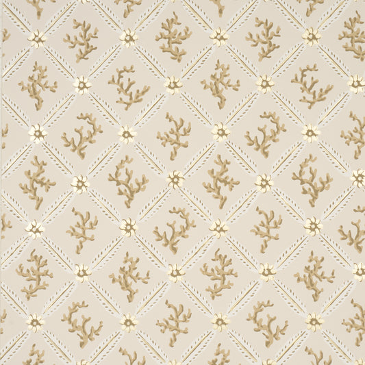 SCHUMACHER  TIMOTHY CORRIGAN CORAIL LEAF TRELLIS   CHAMPAGNE   - 5016640