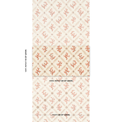 SCHUMACHER  TIMOTHY CORRIGAN CORAIL LEAF TRELLIS   CORAL   - 5016641