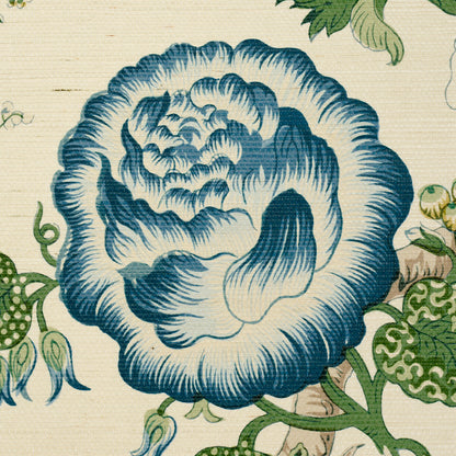 SCHUMACHER  PERENNIAL FAVORITES JOSEPHINE SISAL   PEACOCK   - 5016680