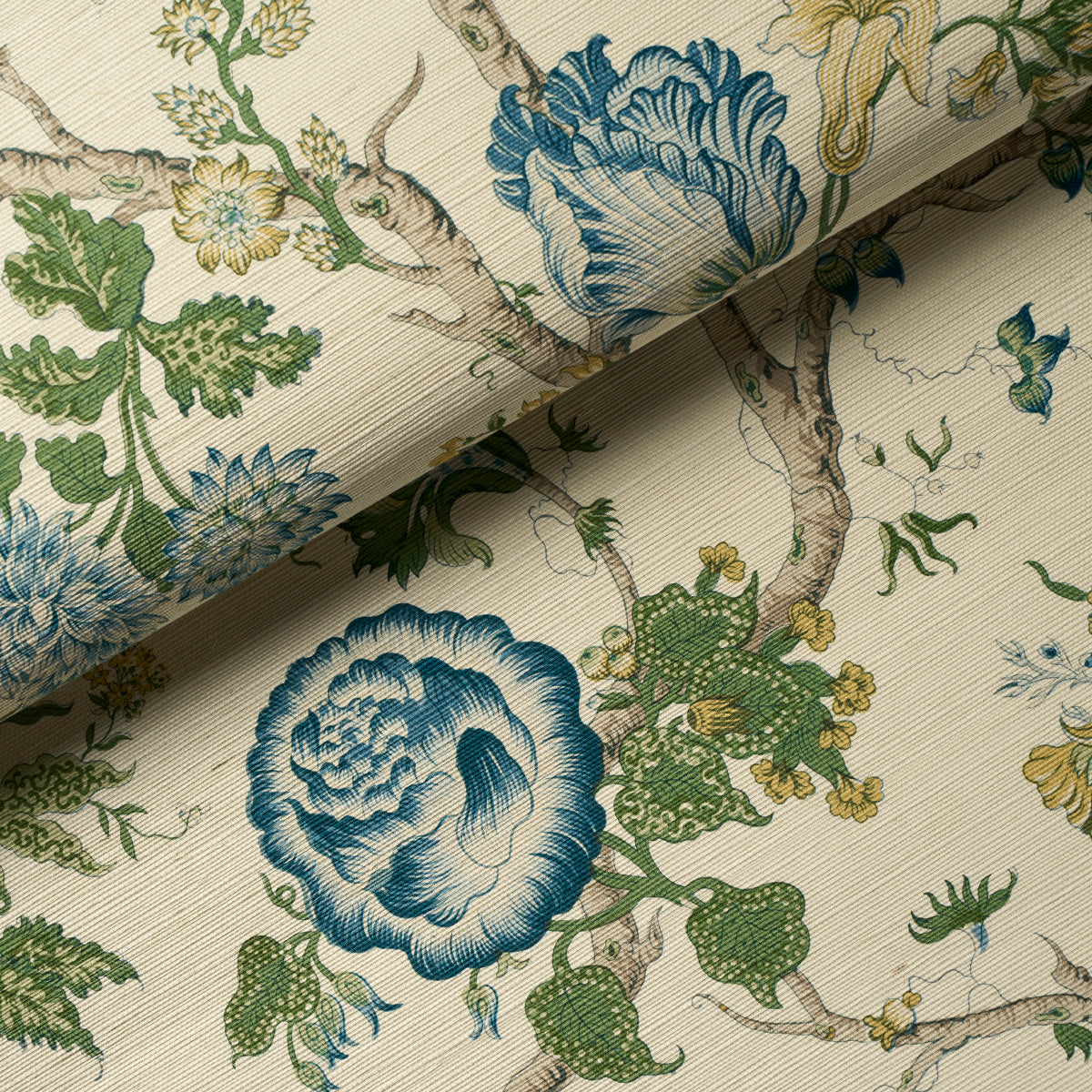 SCHUMACHER  PERENNIAL FAVORITES JOSEPHINE SISAL   PEACOCK   - 5016680