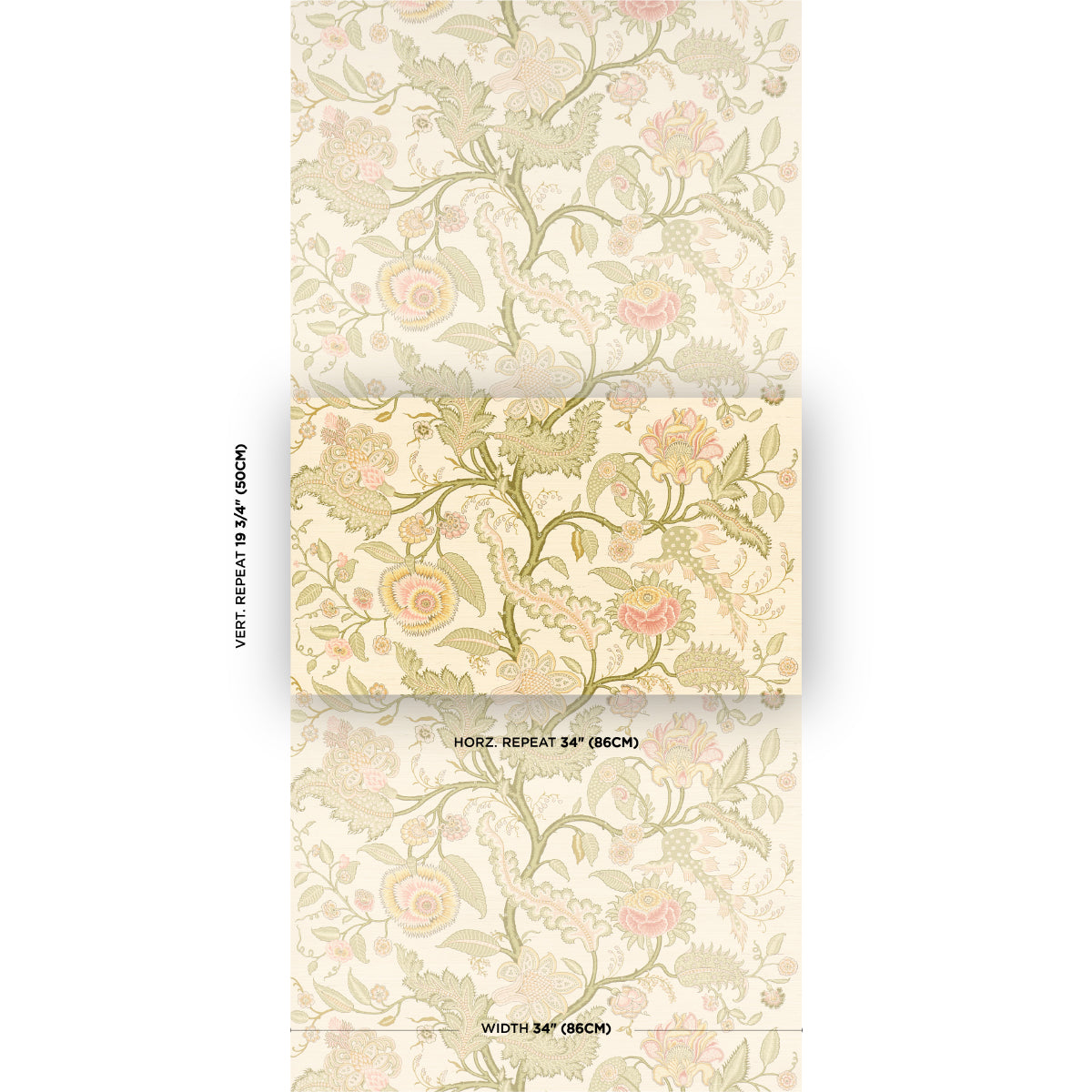 SCHUMACHER  PERENNIAL FAVORITES SINHALA SISAL   PINK , GREEN   - 5016690