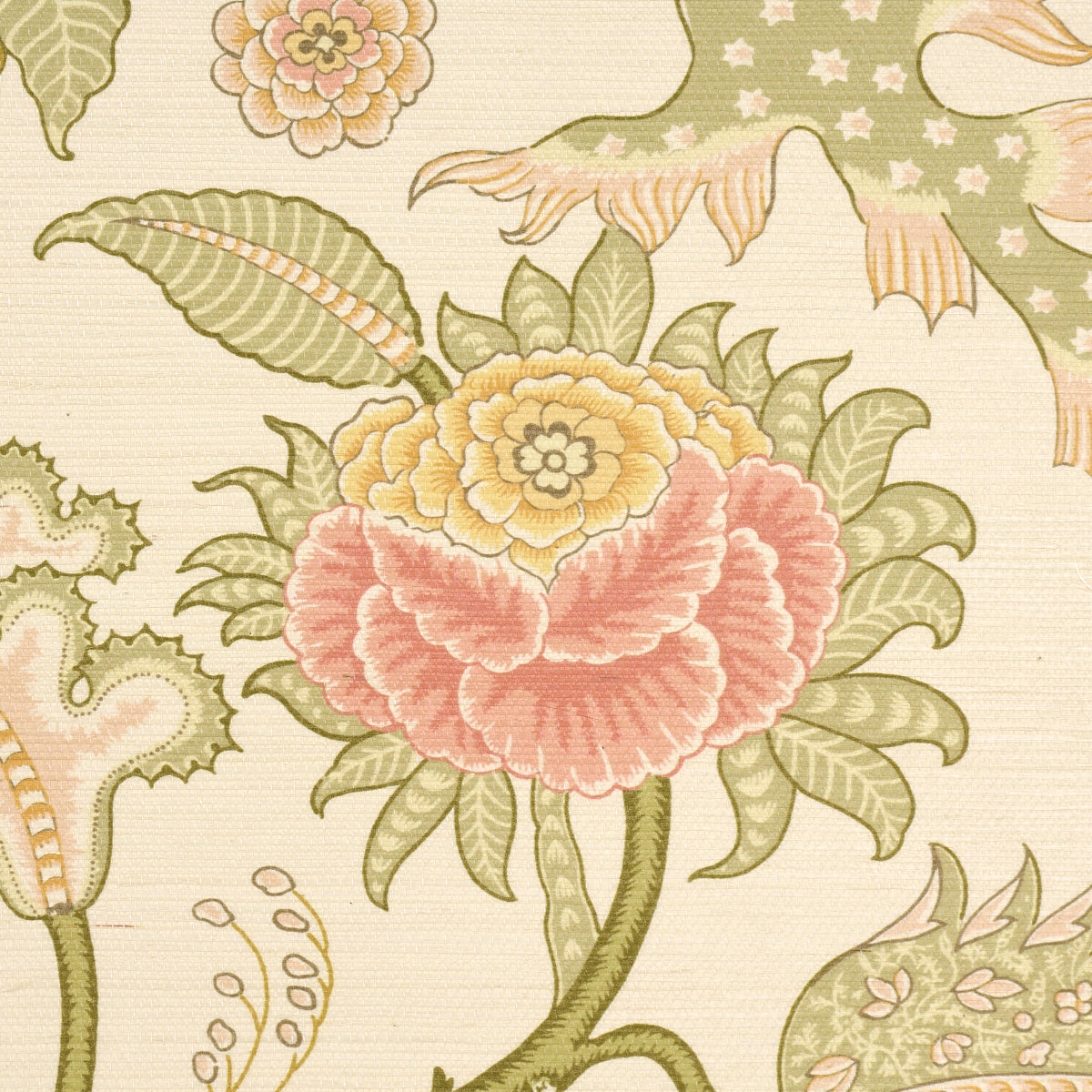 SCHUMACHER  PERENNIAL FAVORITES SINHALA SISAL   PINK , GREEN   - 5016690