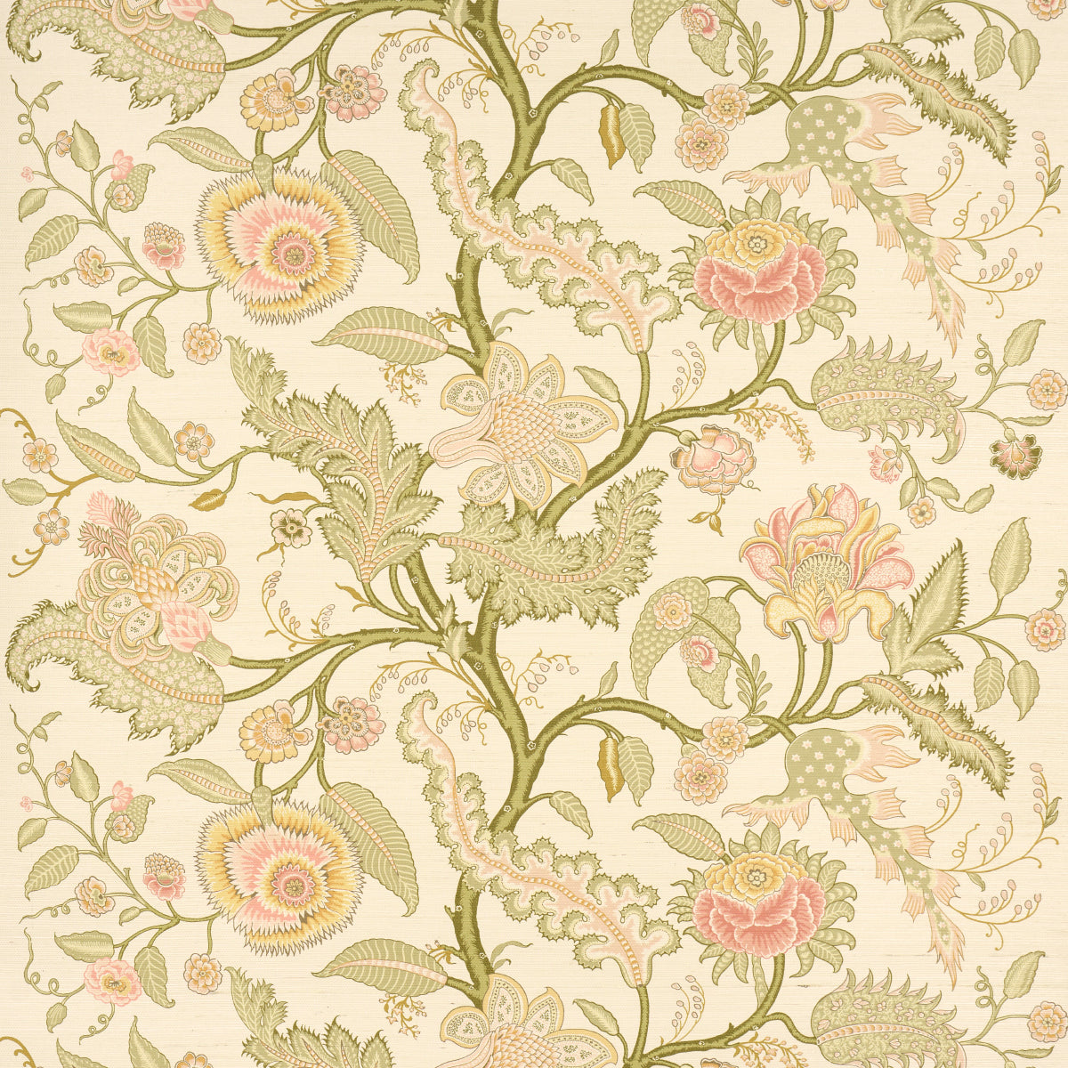 SCHUMACHER  PERENNIAL FAVORITES SINHALA SISAL   PINK , GREEN   - 5016690