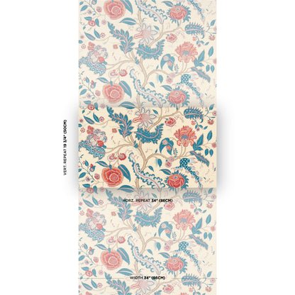 SCHUMACHER  PERENNIAL FAVORITES SINHALA SISAL   ROUGE , INDIGO   - 5016691