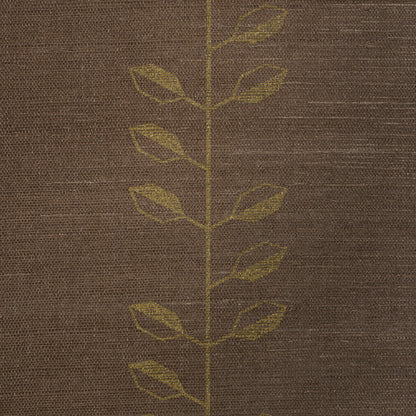 SCHUMACHER  PERENNIAL FAVORITES GEO LEAF SISAL   METALLIC GOLD , SEPIA   - 5016701
