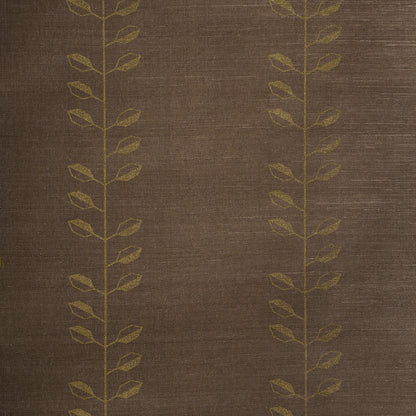 SCHUMACHER  PERENNIAL FAVORITES GEO LEAF SISAL   METALLIC GOLD , SEPIA   - 5016701